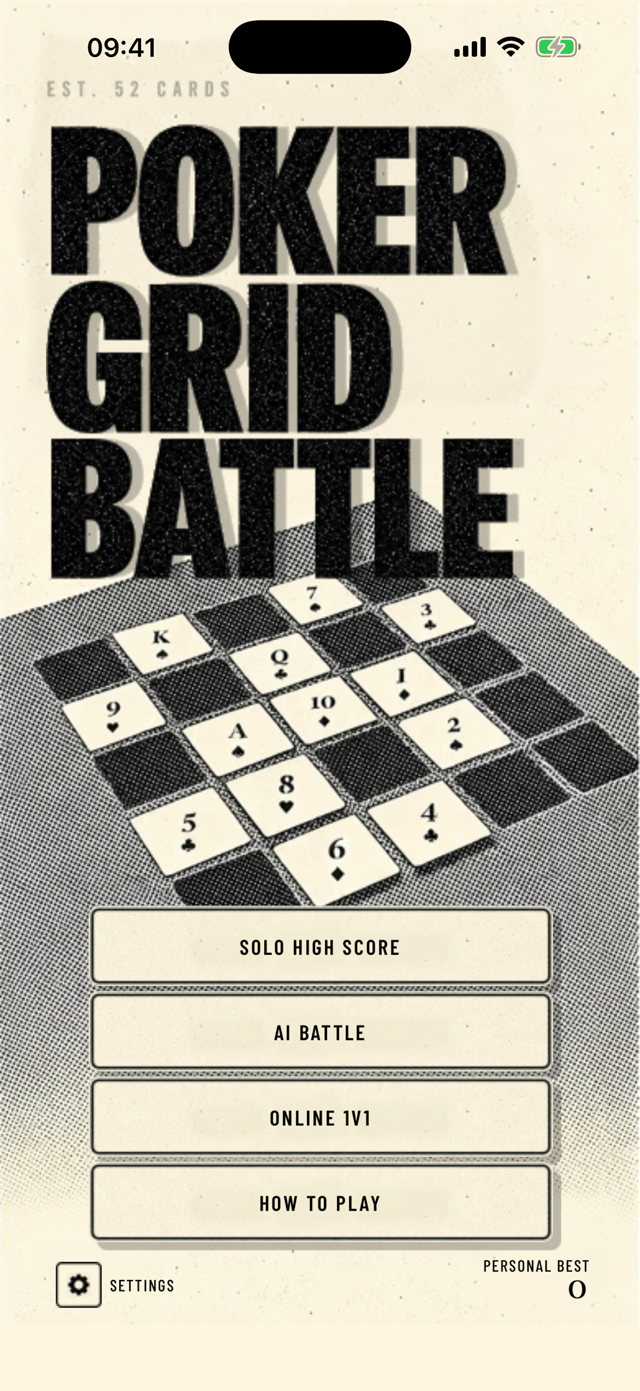 Poker Grid Battle — home