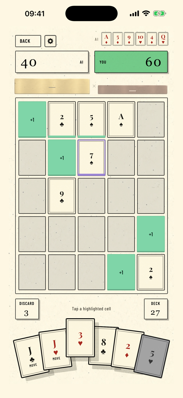 Poker Grid Battle — AI Battle
