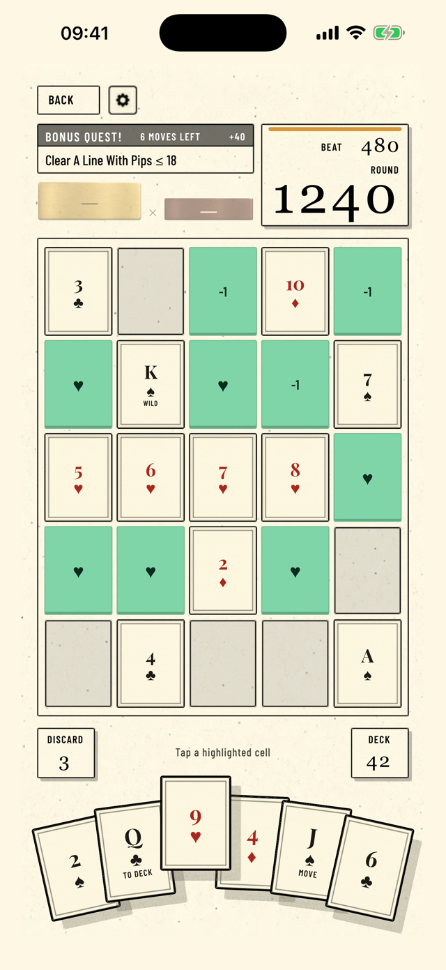 Poker Grid Battle — Solo High Score