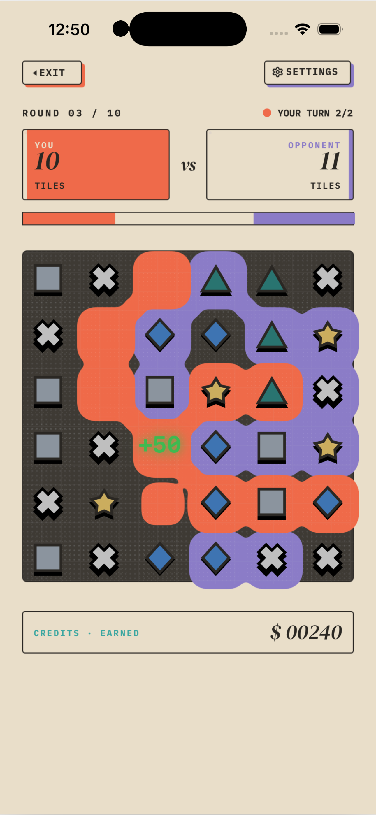 Splarashii Go — a match